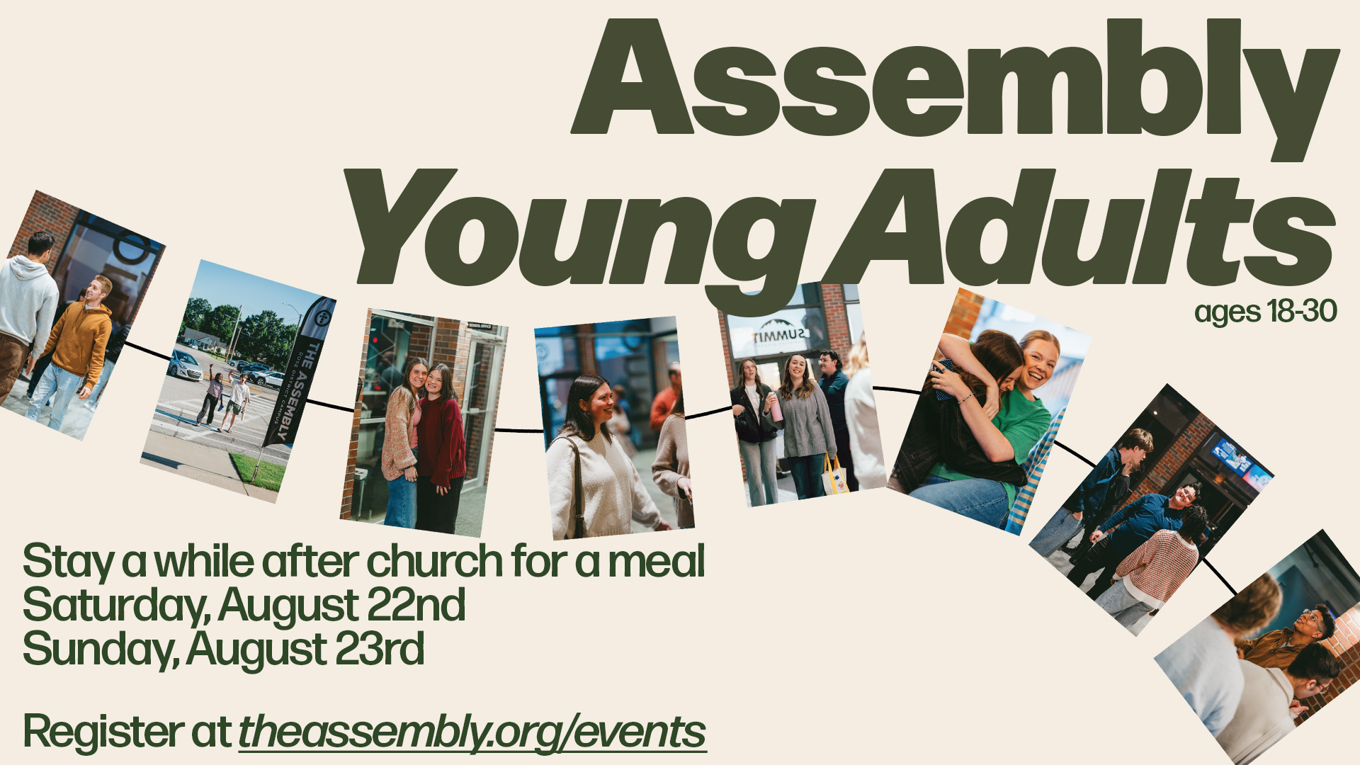 Young Adults - August 22 & 23