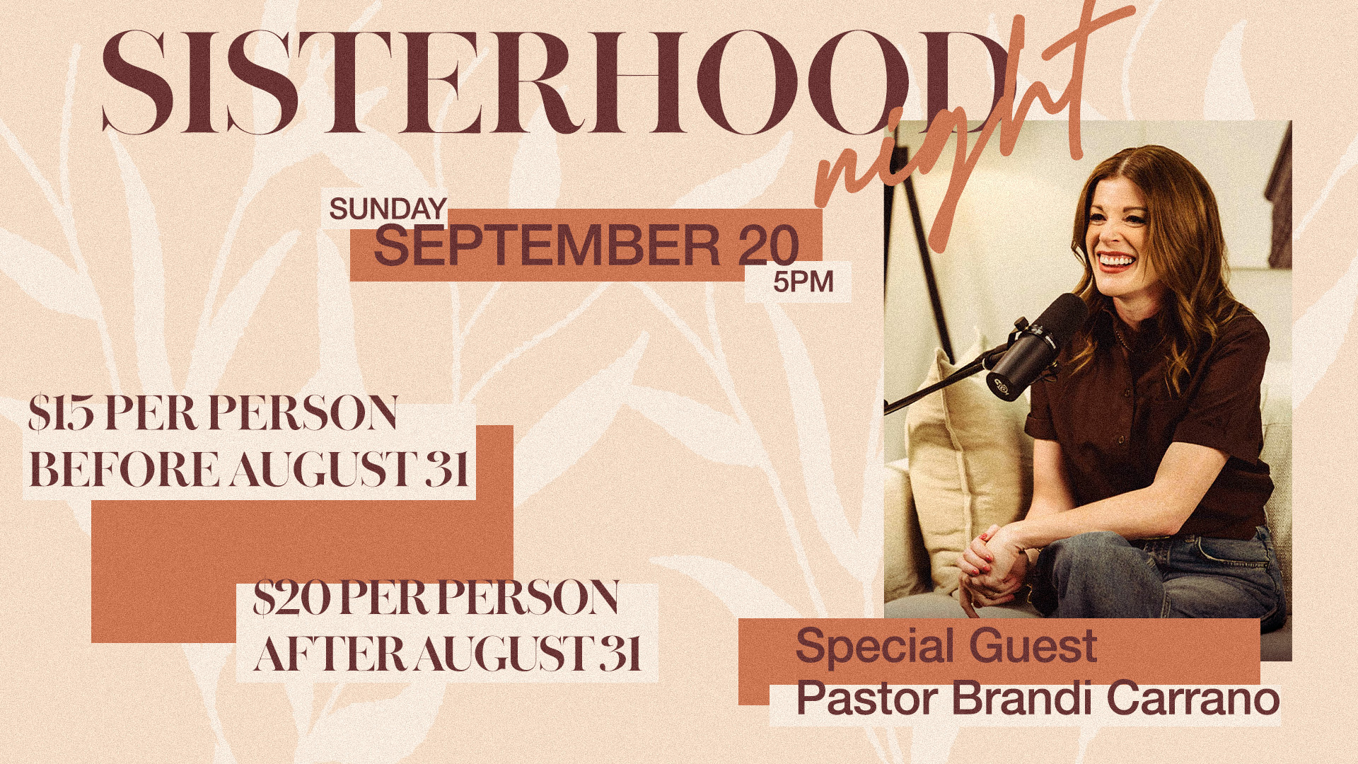 SISTERHOOD NIGHT_ANNOUNCMENT
